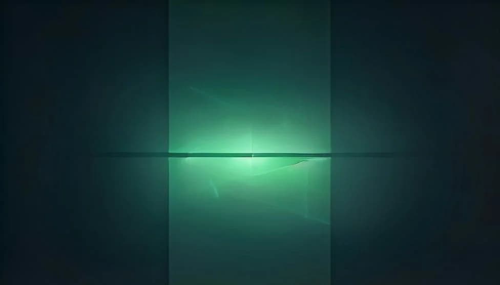 Floating dark code editor windows with softly glowing lines